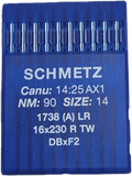 Schmetz 16X230, 1738 Plainsew Leather Needles