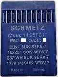 Schmetz Plain Sew Machine Medium Ballpoint Needles.