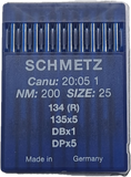 Schmetz Large Shank Plain Sewer Needles 135x5 DPx5 134 SY7225