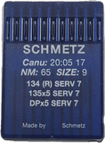 Schmetz Large Shank Plain Sewer Needles 135x5 DPx5 134 SY7225