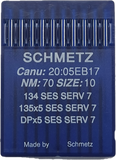 Schmetz Large Shank Plain Sewer Needles 135x5 DPx5 134 SY7225