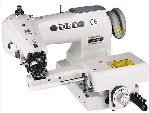 Tony H-140-P Blind Stitch for Gloves - with manual trim and G Series Ho Hsing Motor